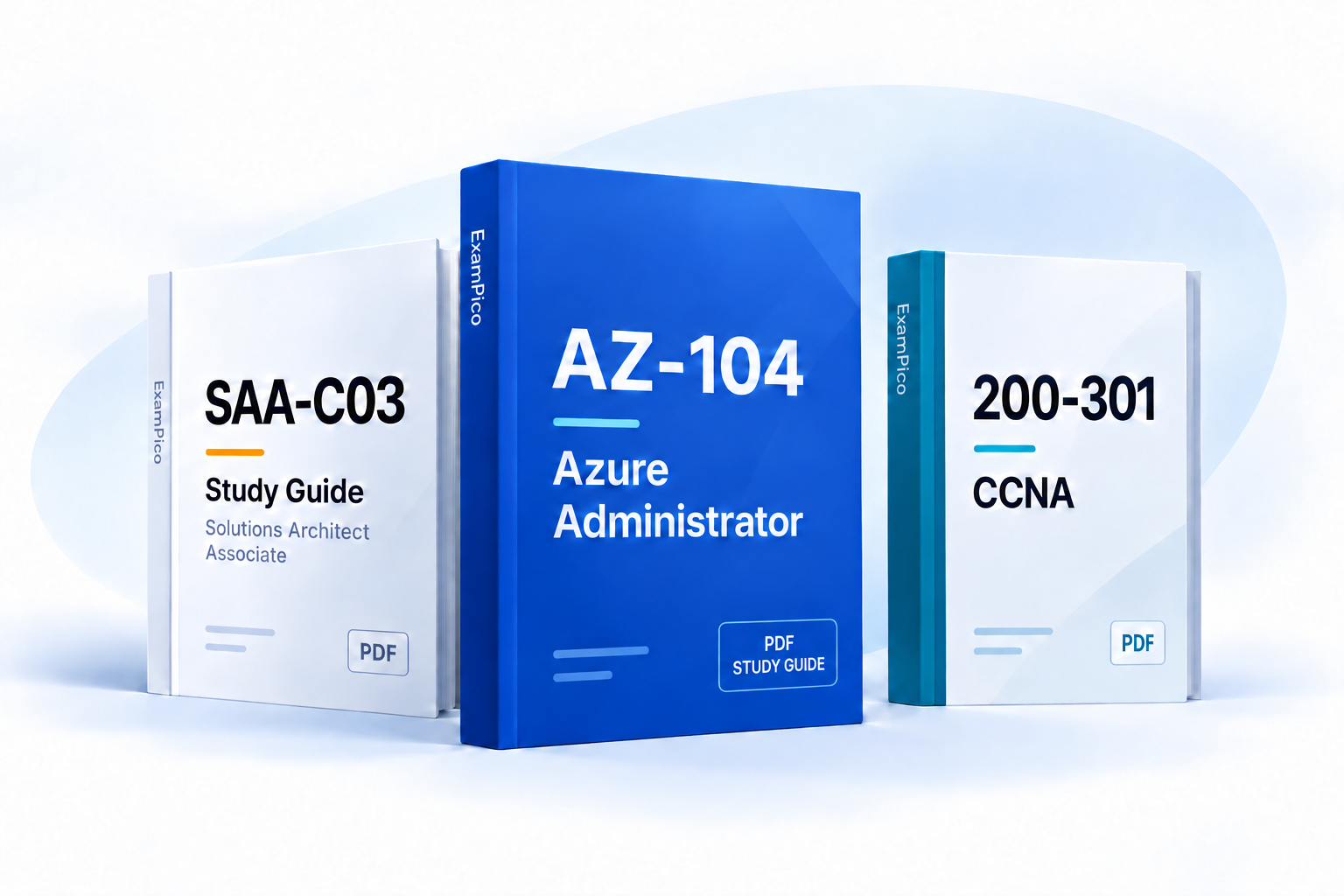 AWS、Azure 与 Cisco 认证复习资料概念封面